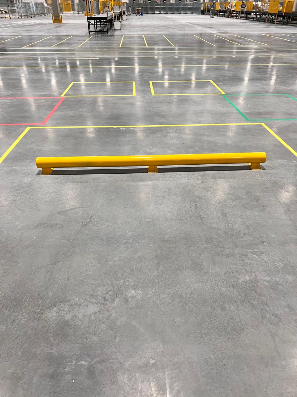 Bate roda metálico tubular